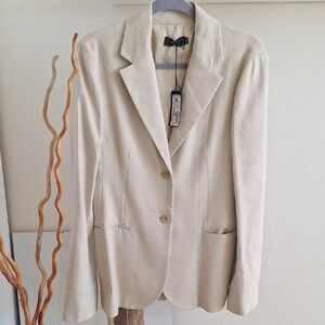 Joseph Linen Blend Blazer Size 38